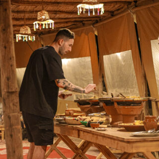 Agafay Desert sunset dinner and live show near Marrakech — gallery view 2