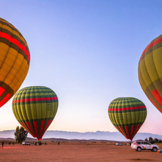 Sunrise Hot Air Balloon over Marrakech + Berber Breakfast