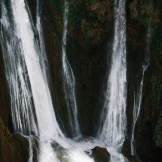 Illustrative destination photograph of Ouzoud Waterfalls Morocco